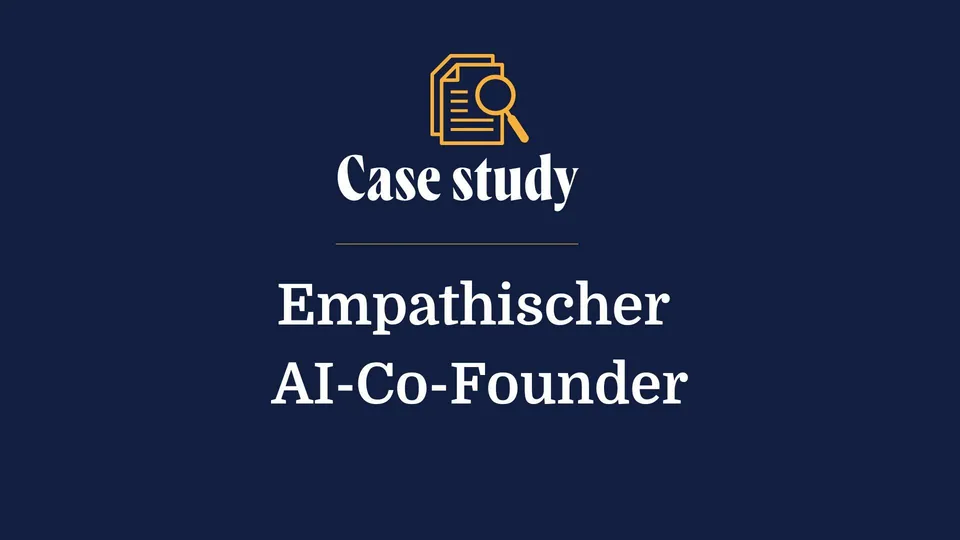 AI Co-Founder Case Study für Manomind