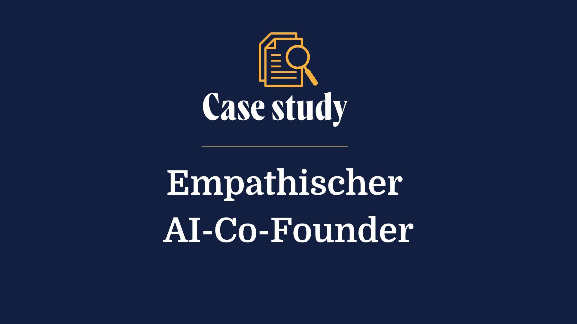 AI Co-Founder case study for Manomind