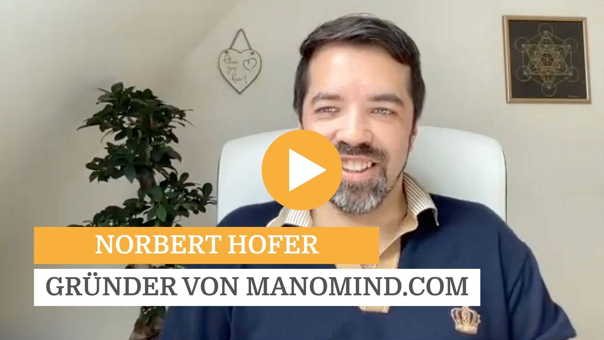 Norbert Hofer, founder of Manomind.com